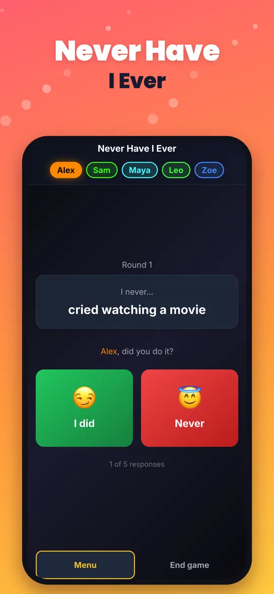 Never Have I Ever screen